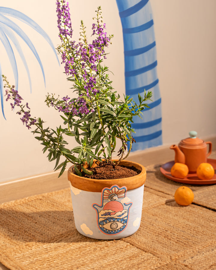 Hamsa Sky Pot - Raw Earth Shop
