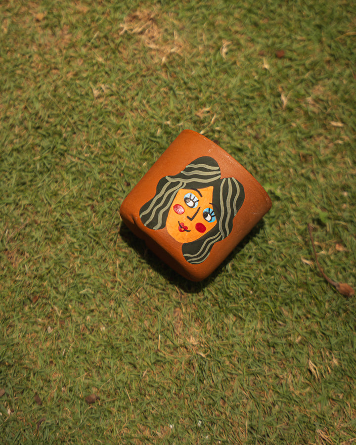 Terra Muse – Hand-Painted Terracotta Planter