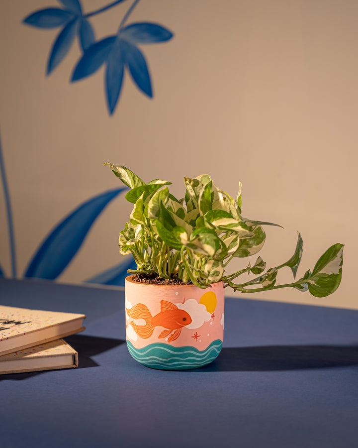 Joyful Waves Pot - Raw Earth Shop